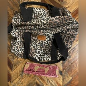 PINK Victoria's Secret Leopard Print Bag